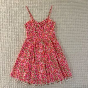 Lilly Pulitzer Floral Pink Dress